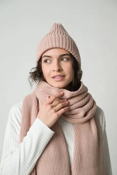 Комплект шапка и шарф ПРв 099-3 от компании Т.С.Т.
